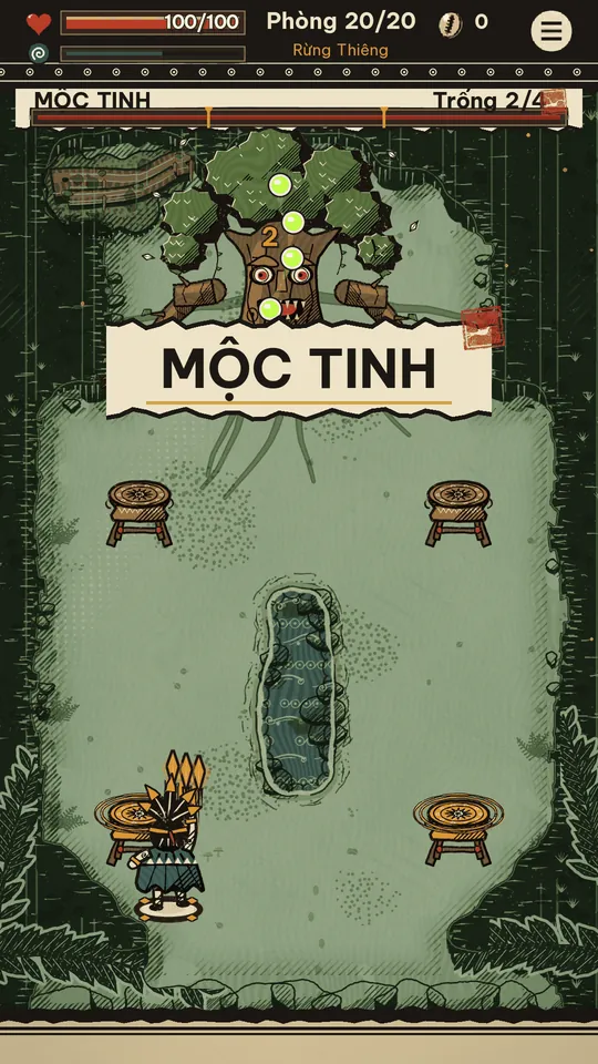 Mộc Tinh giữa bốn trống đồng ở Rừng Thiêng